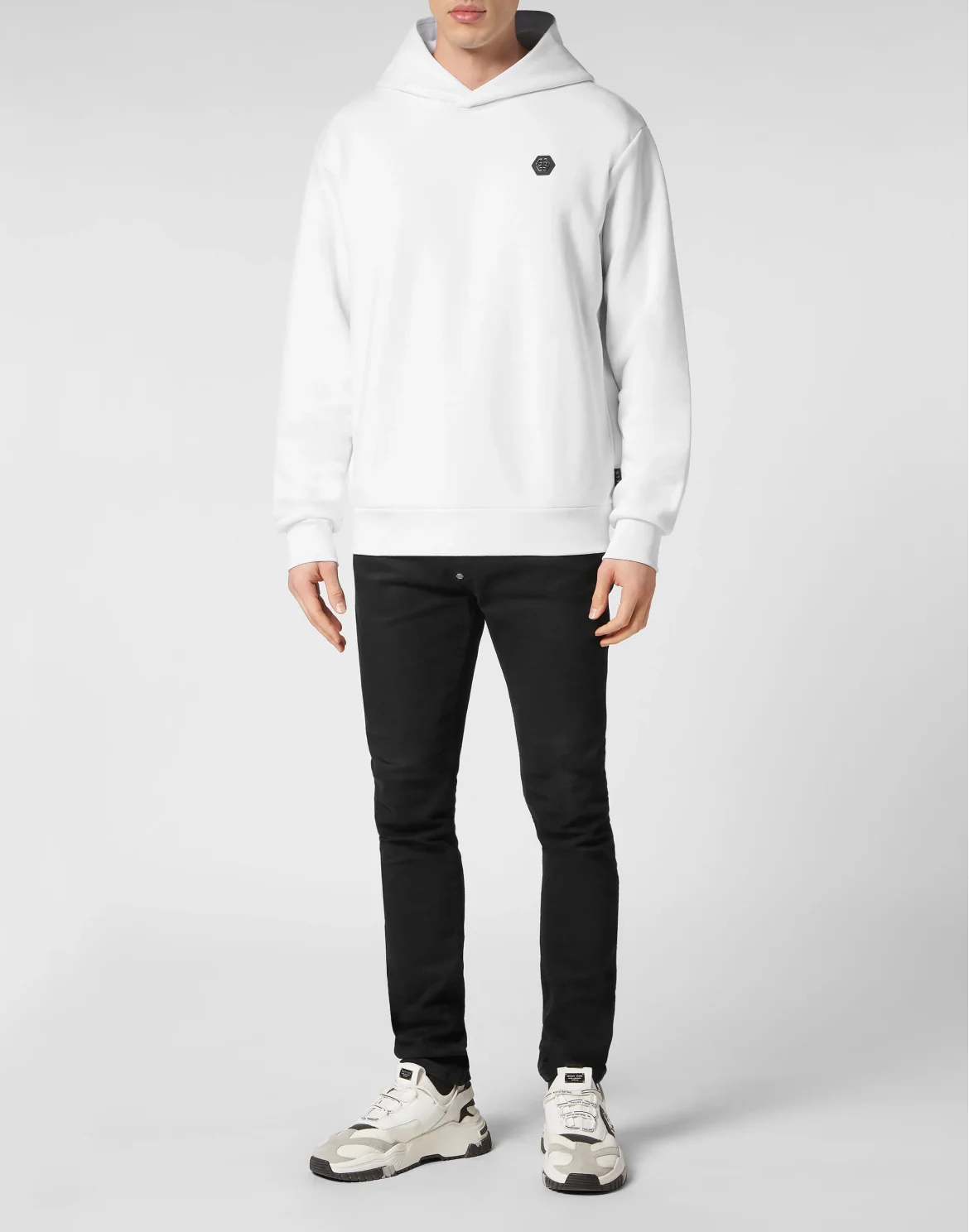 Hoodie Sweatshirt Skull&Bones, цвет: Белый