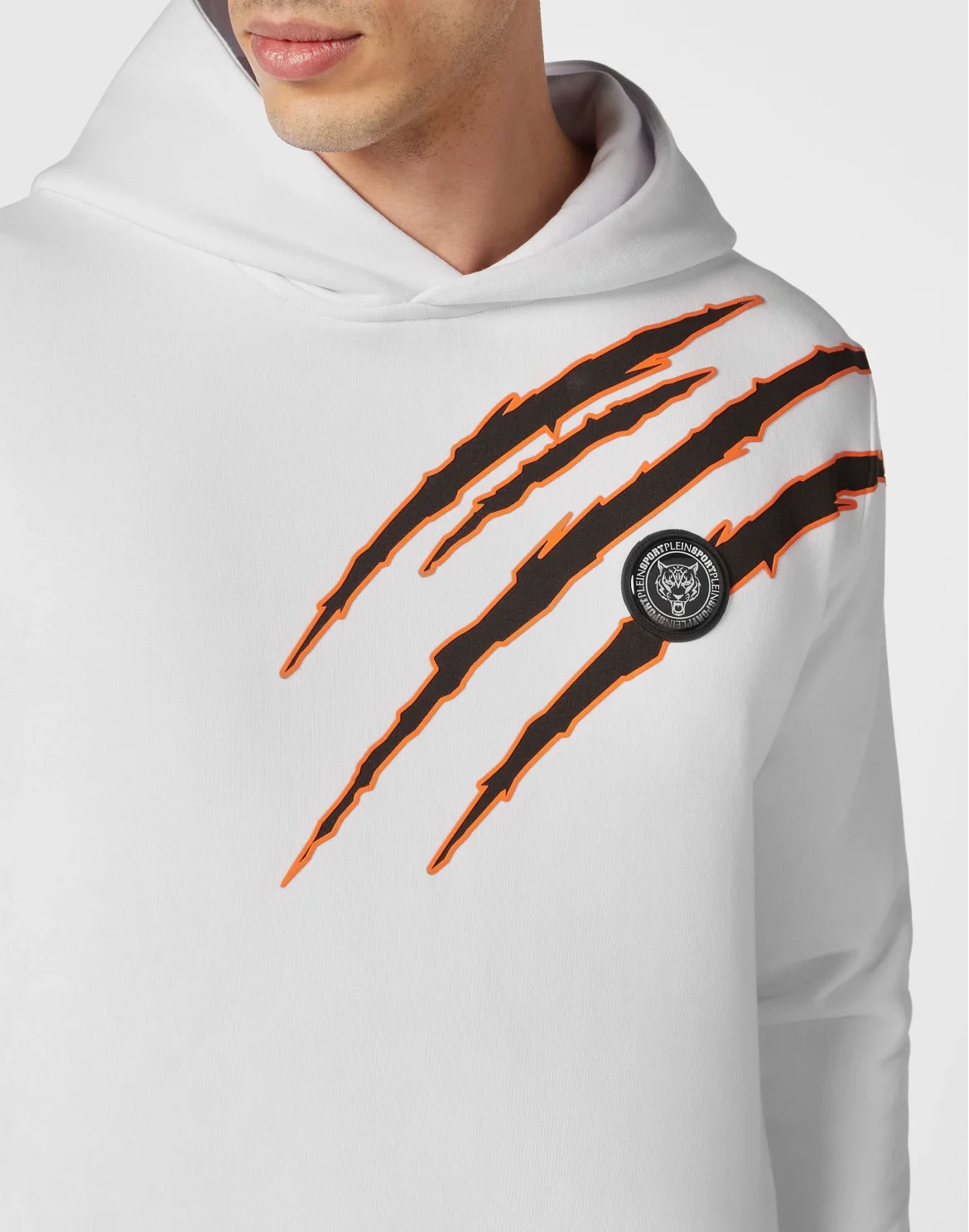 Hoodie Sweatshirt Scratch, цвет: Белый