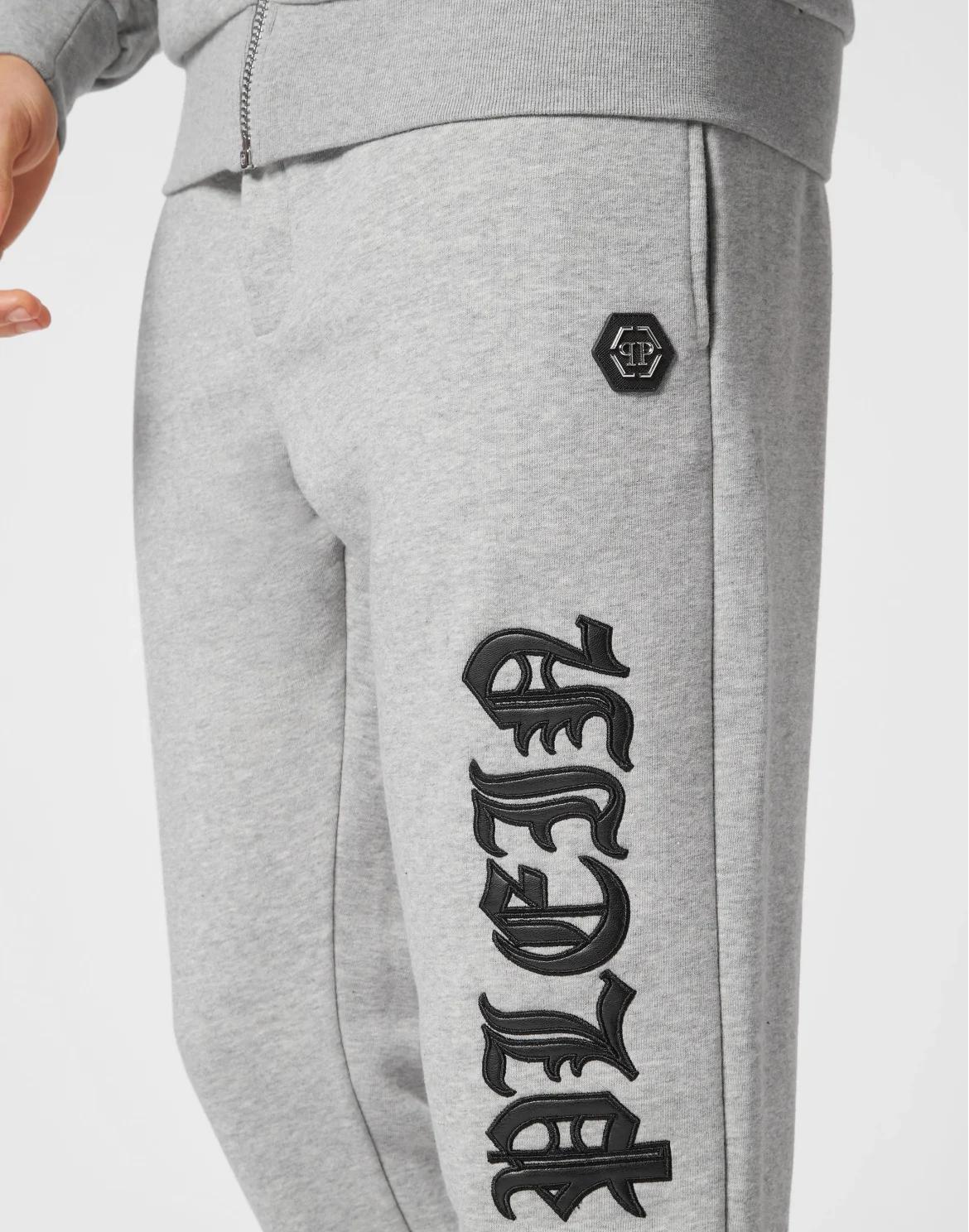 Jogging Tracksuit: Top/Trousers Gothic Plein, цвет: Серый