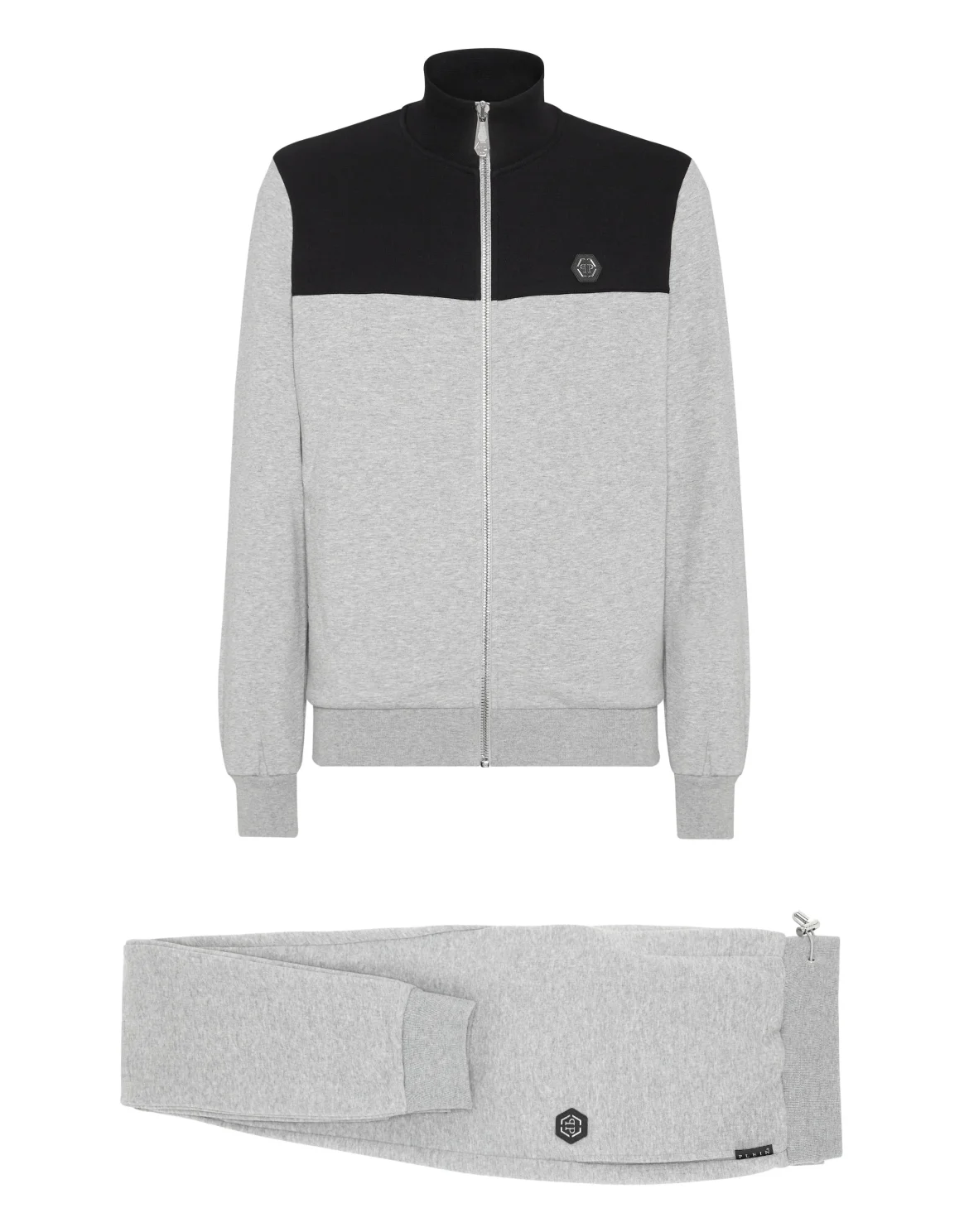 Jogging Tracksuit: Top/Trousers Gothic Plein, цвет: Серый
