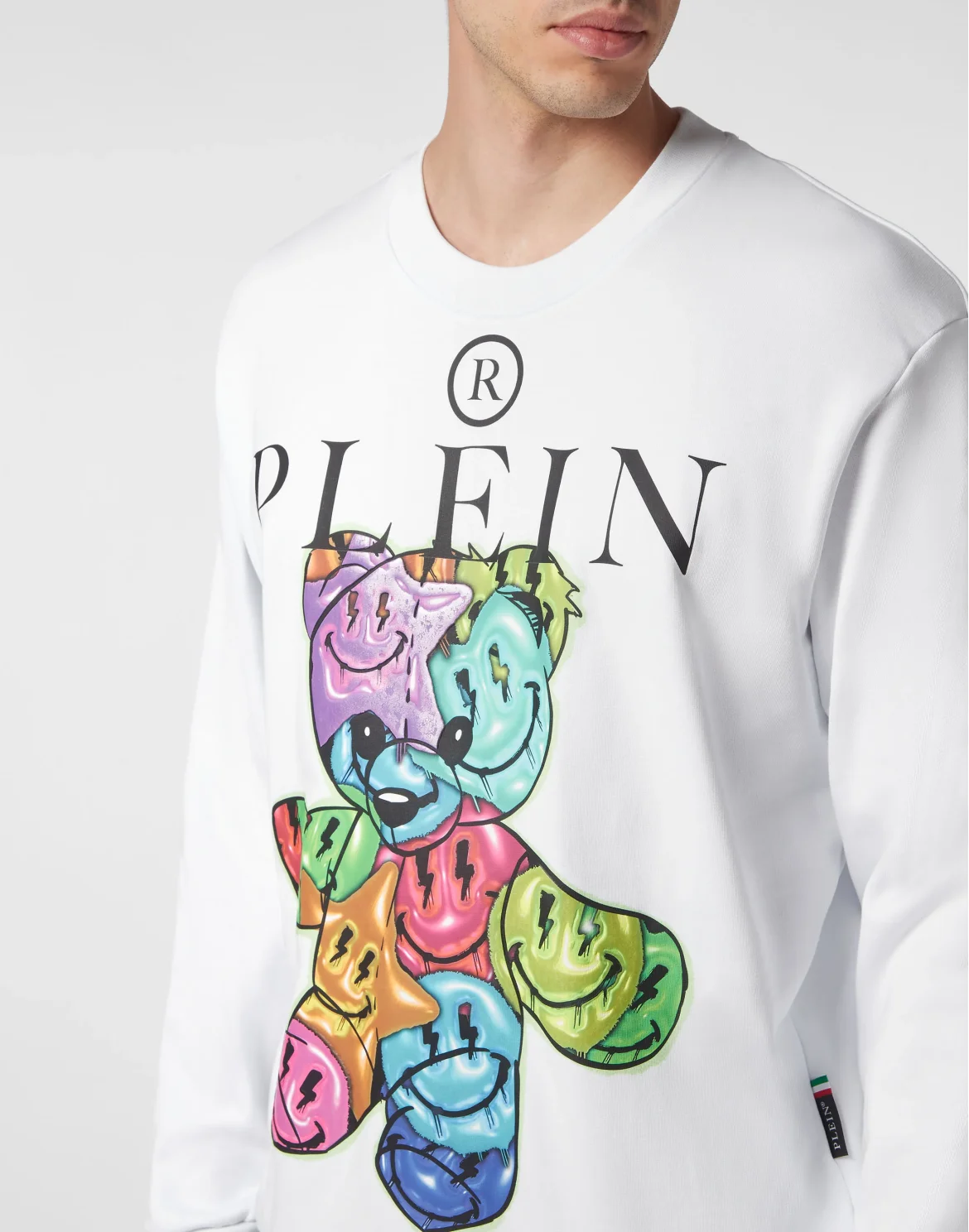 Sweatshirt Roundneck Teddy Bear, цвет: Белый