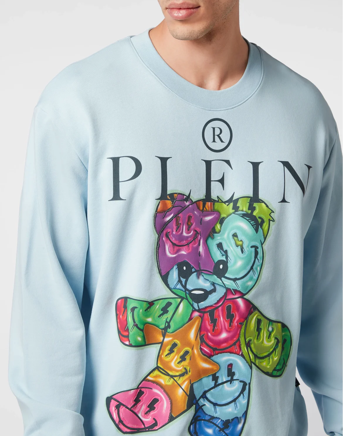 Sweatshirt Roundneck Teddy Bear, цвет: Голубой