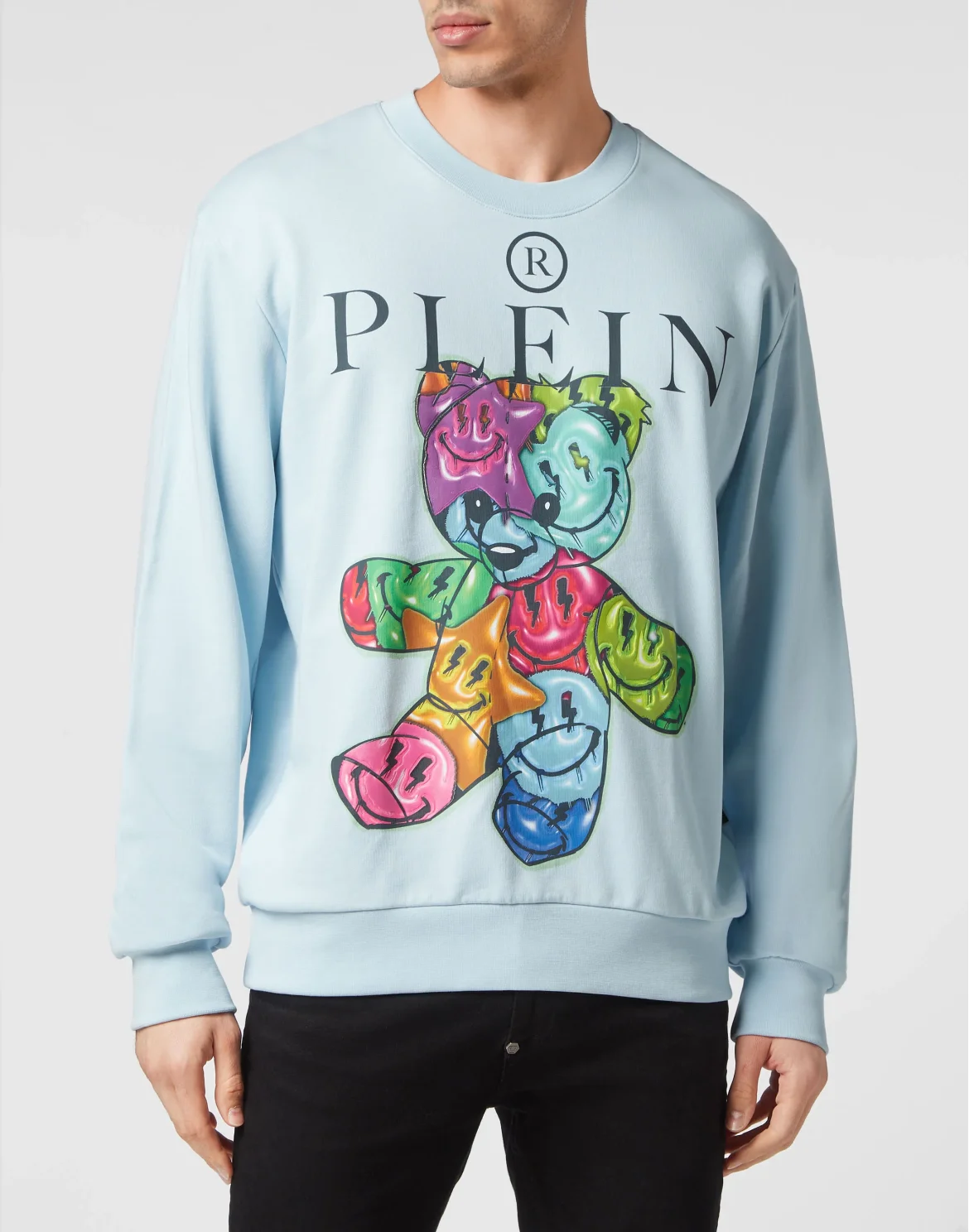 Sweatshirt Roundneck Teddy Bear, цвет: Голубой