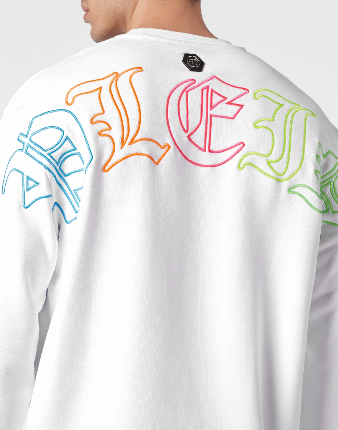 Embroidered Sweatshirt LS, цвет: Белый
