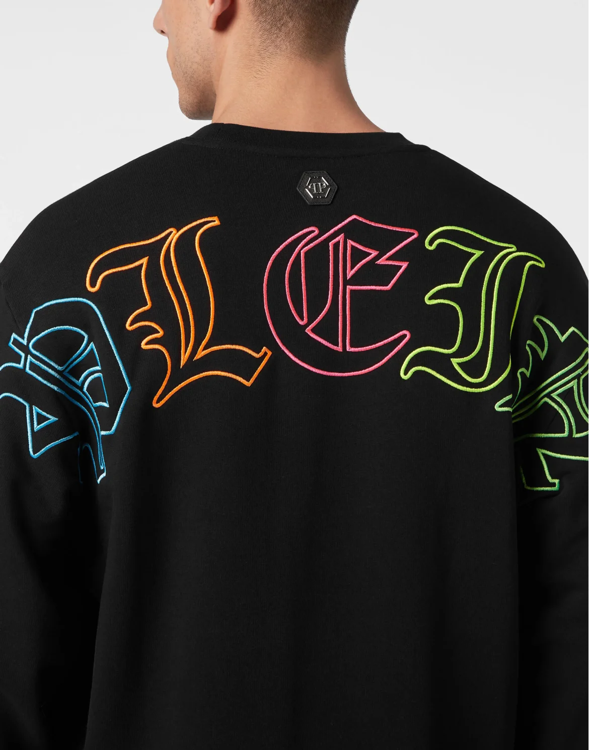 Embroidered Sweatshirt LS, цвет: Черный