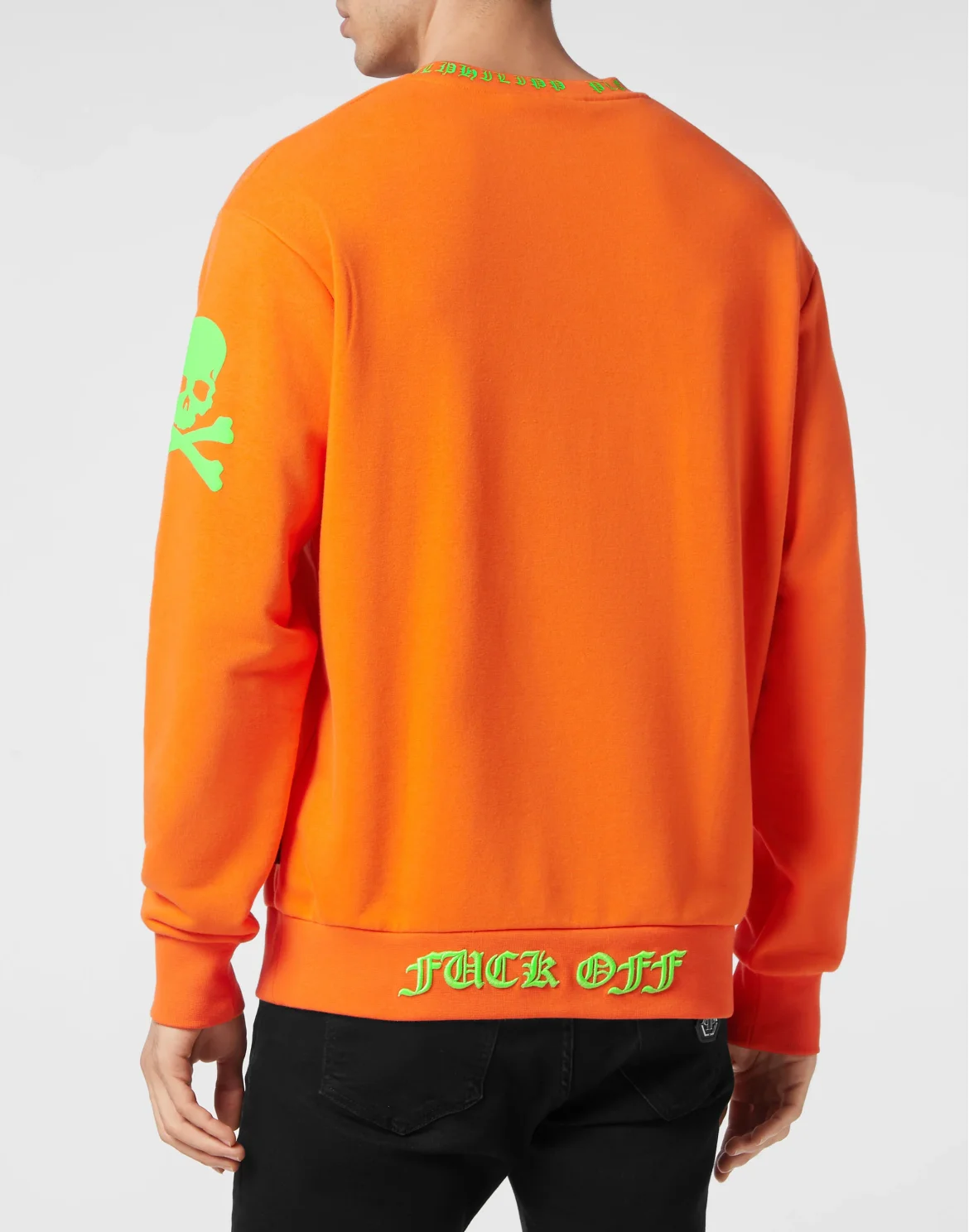 Sweatshirt LS Skull&Bones, цвет: Оранжевый