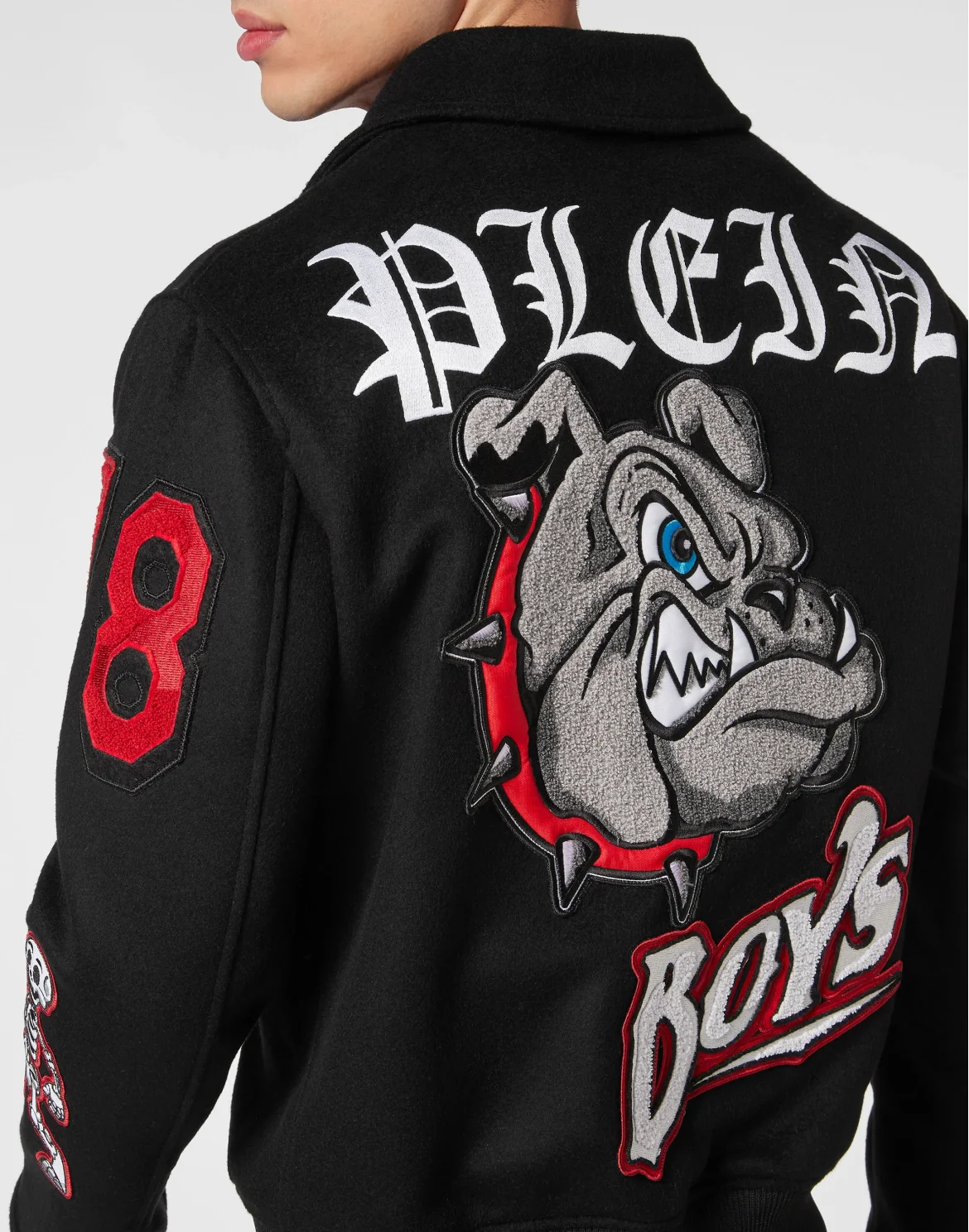 Collared Bomber, цвет: Черный