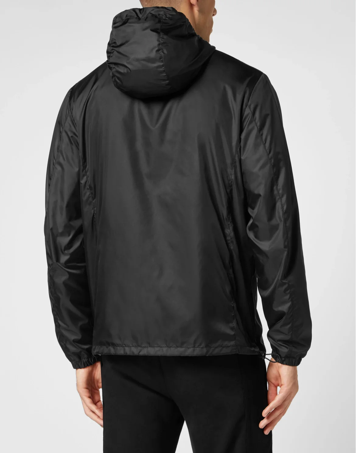 Nylon Windbreaker, цвет: Черный