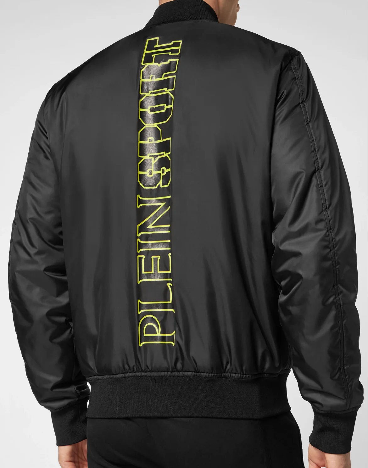 Nylon Bomber Jacket Scratch, цвет: Черный