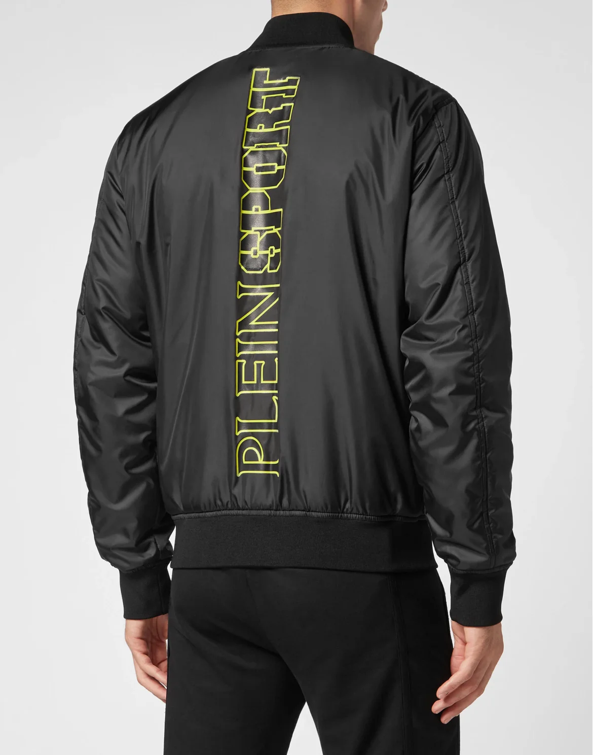 Nylon Bomber Jacket Scratch, цвет: Черный