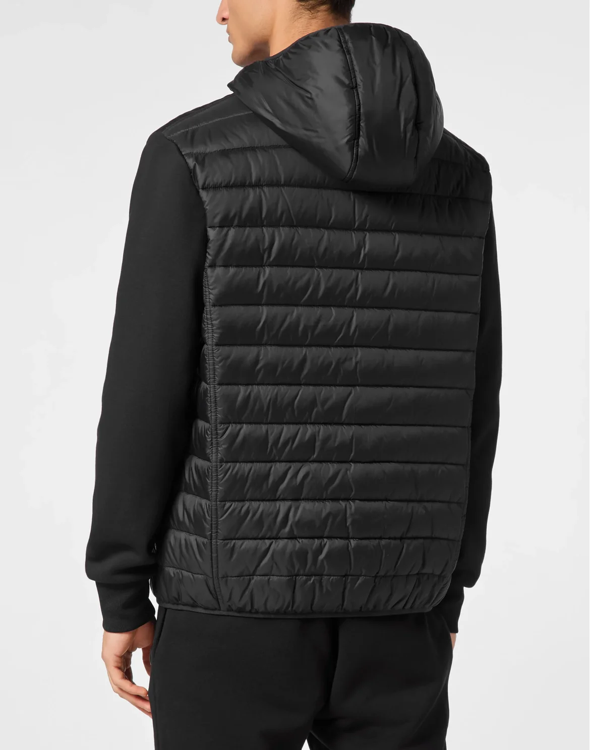 Nylon Padded Jacket, цвет: Черный