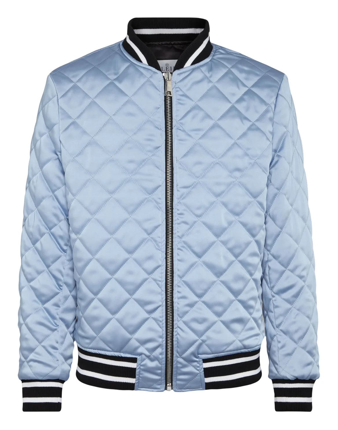Satin Bomber Smile, цвет: Черный