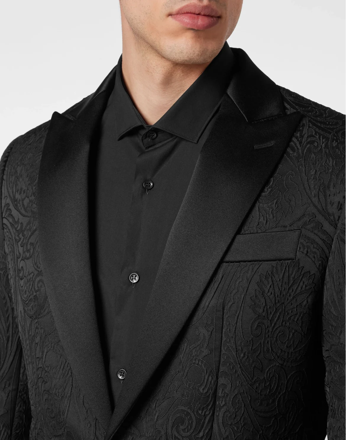 Jacquard Blazer Lord fit Sartorial, цвет: Черный