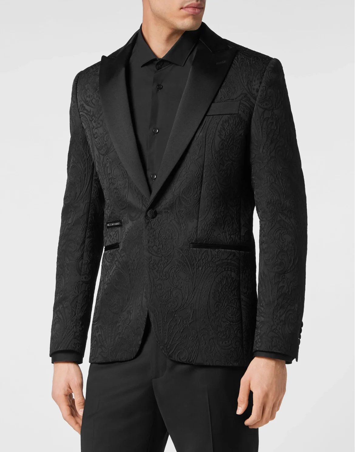 Jacquard Blazer Lord fit Sartorial, цвет: Черный