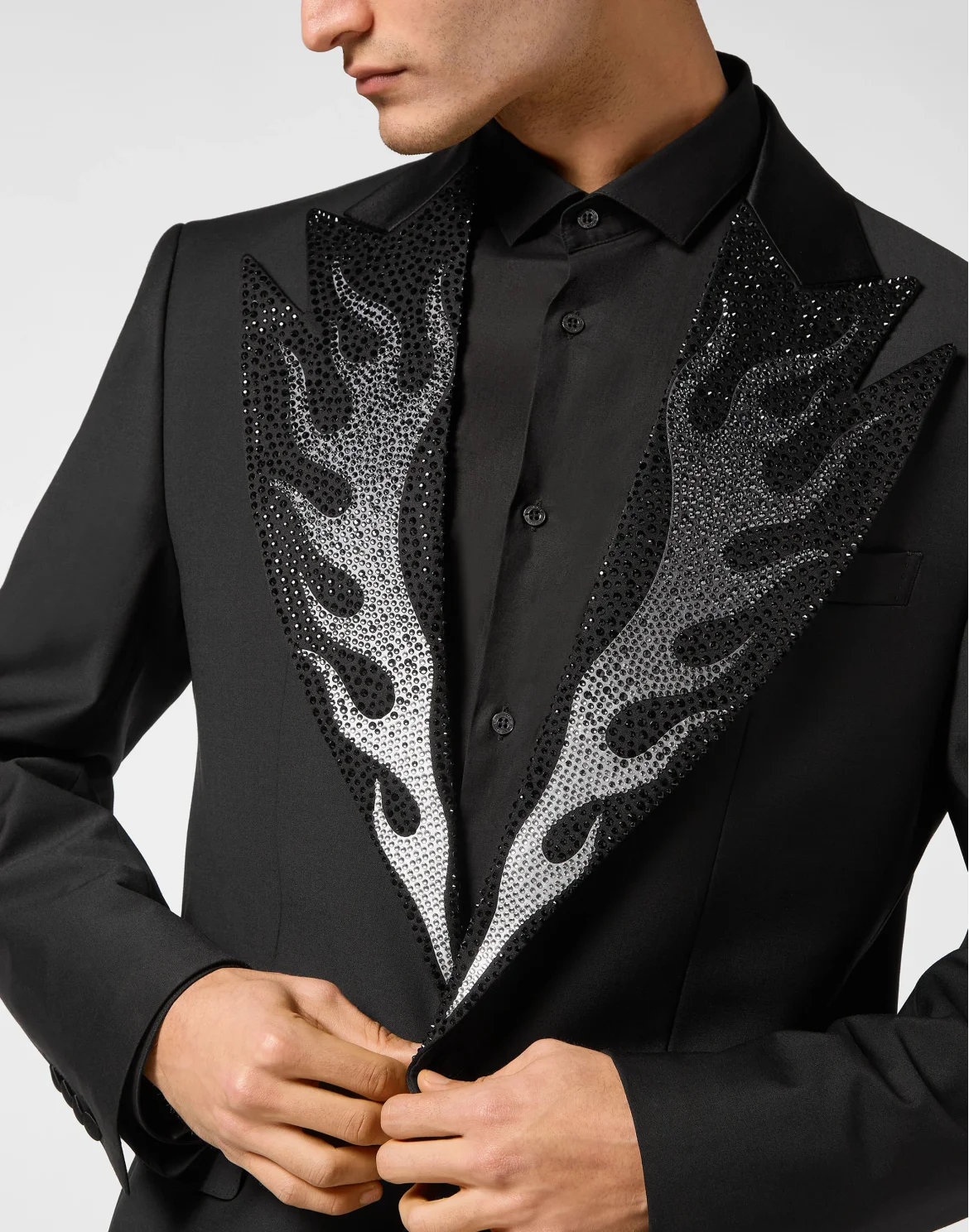 Wool Blazer Lord fit Flame, цвет: Черный