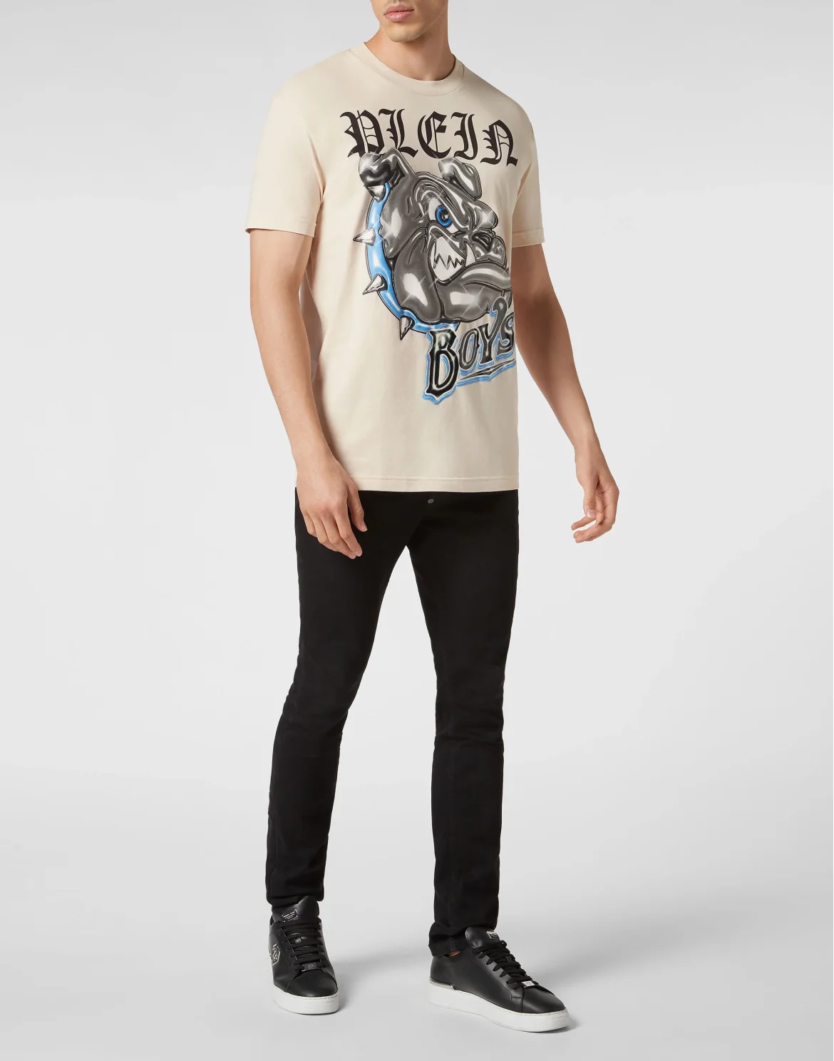 T-shirt Round Neck SS Bulldogs, цвет: Бежевый