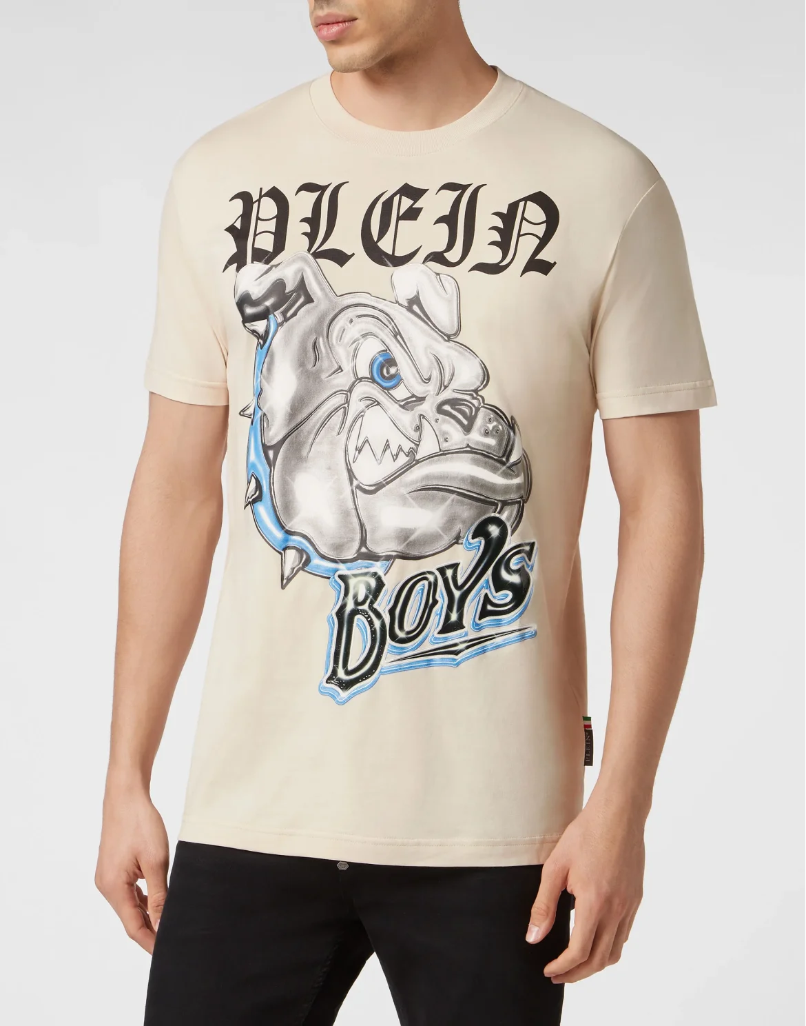 T-shirt Round Neck SS Bulldogs, цвет: Бежевый