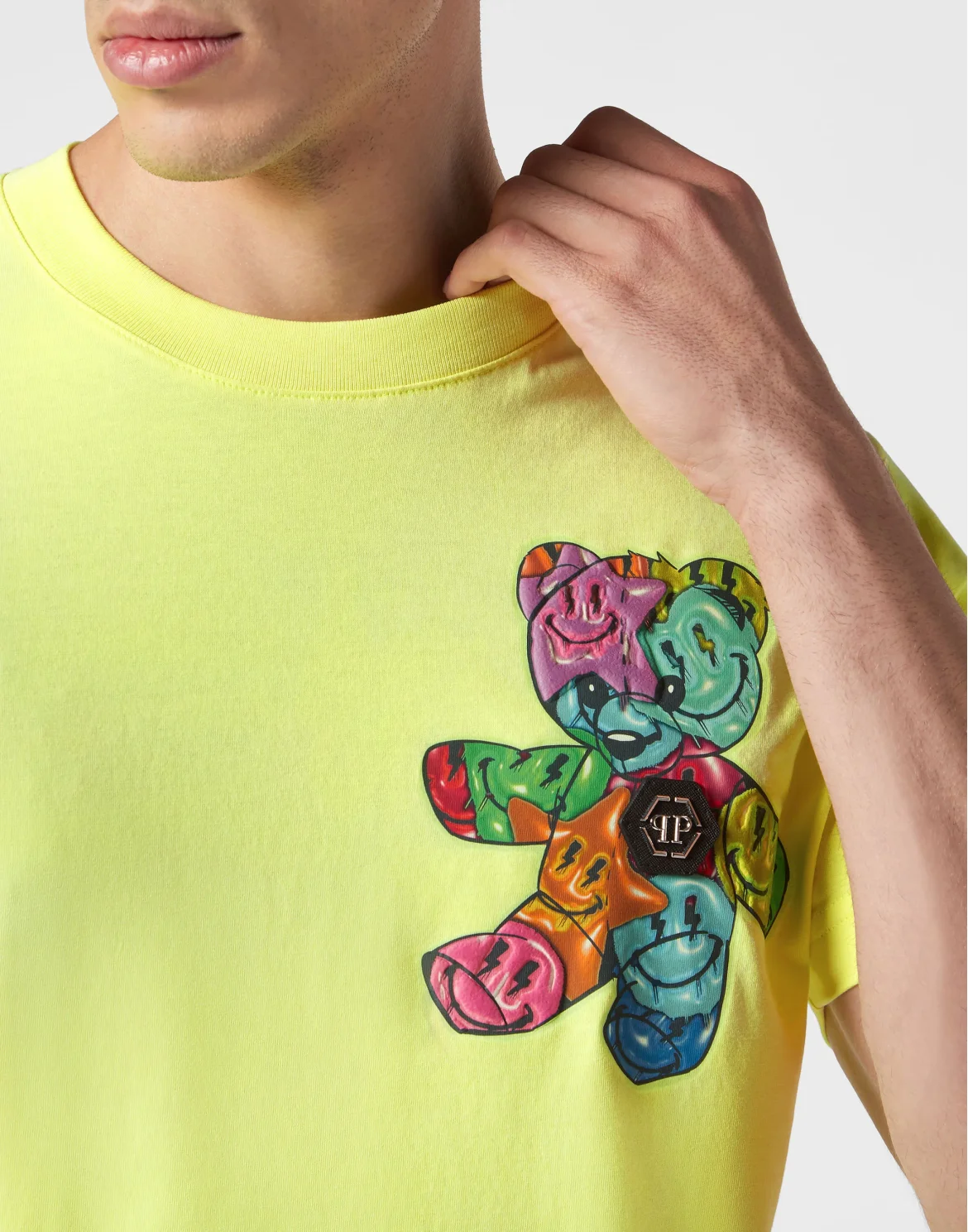 T-shirt Round Neck SS Smile, цвет: Желтый