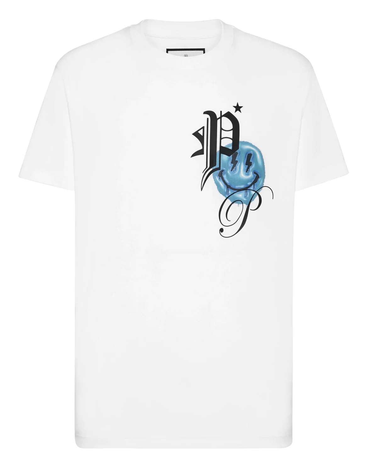 T-shirt Round Neck SS Smile, цвет: Белый