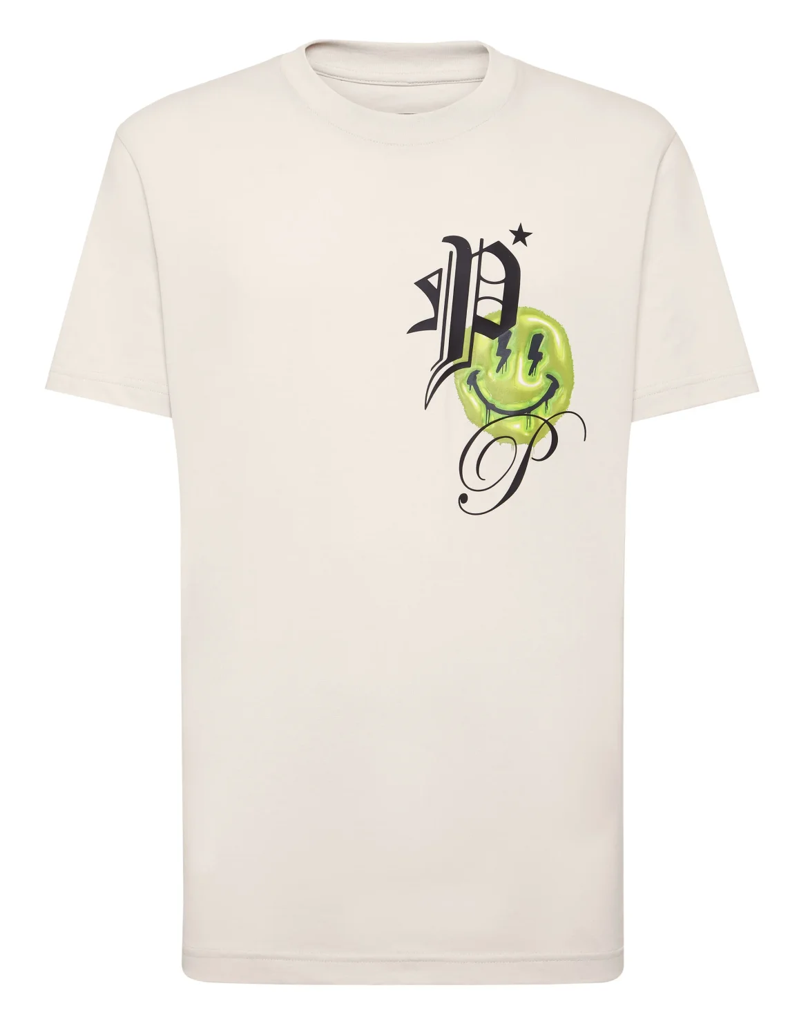 T-shirt Round Neck SS Smile, цвет: Бежевый