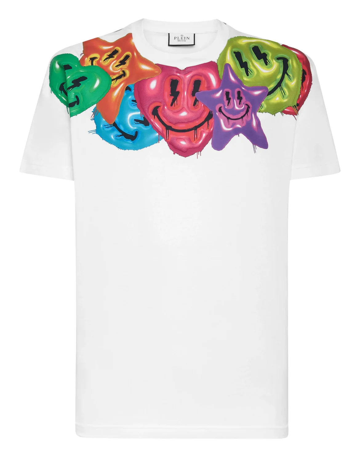 T-shirt Round Neck SS Smile, цвет: Белый
