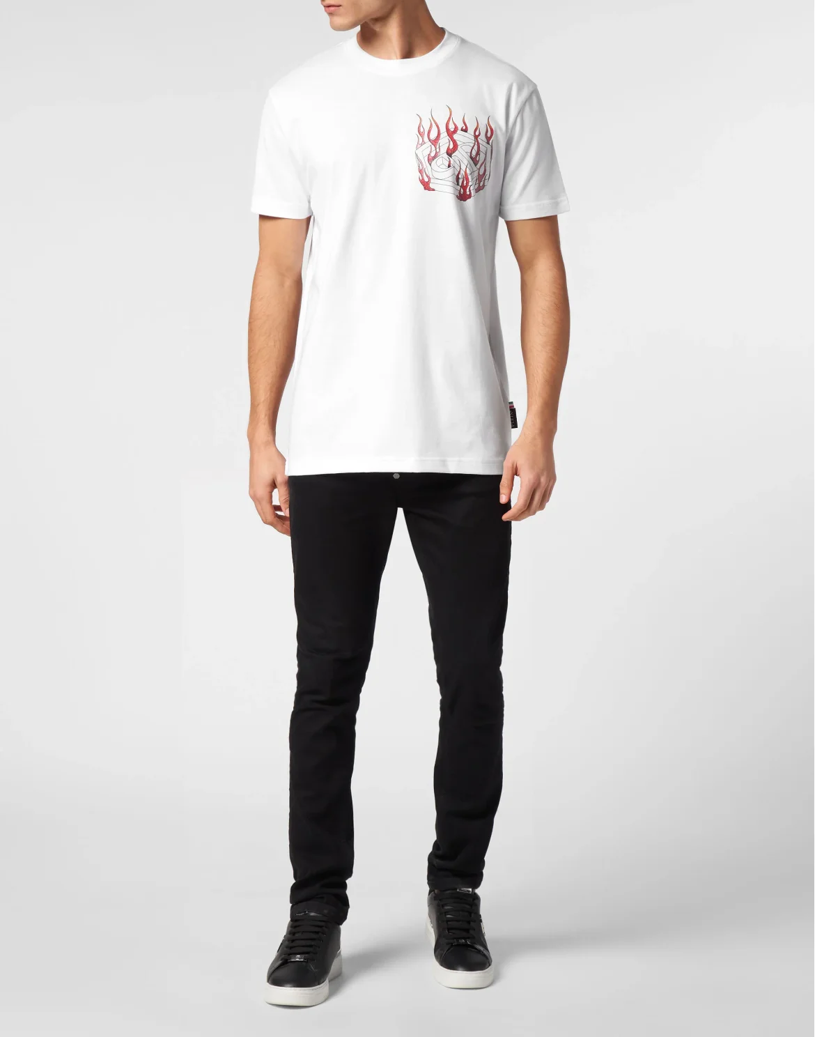 T-shirt Round Neck SS Hexagon, цвет: Белый
