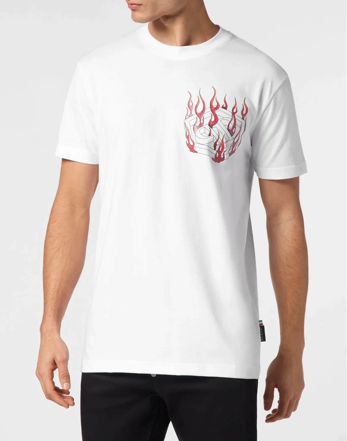 T-shirt Round Neck SS Hexagon, цвет: Белый