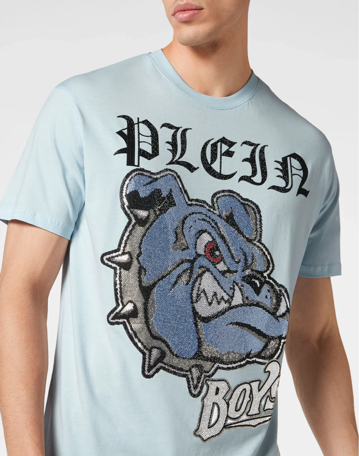 T-shirt Round Neck SS Bulldogs, цвет: Голубой
