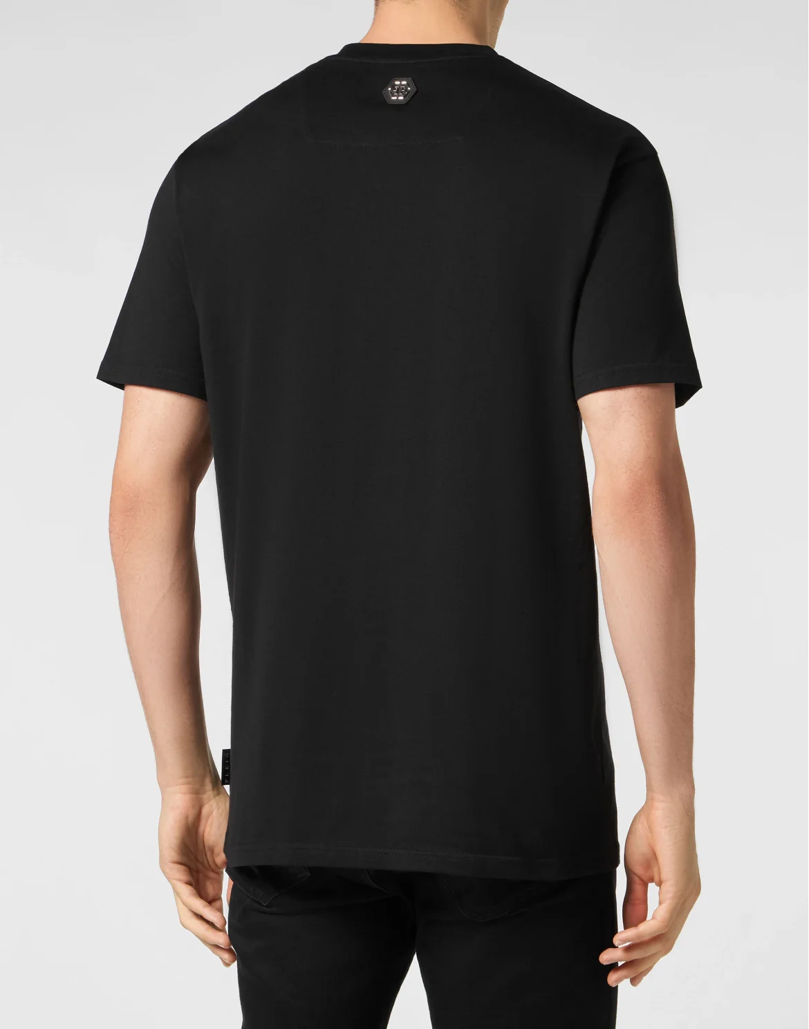 T-shirt Round Neck SS with Crystals, цвет: Черный