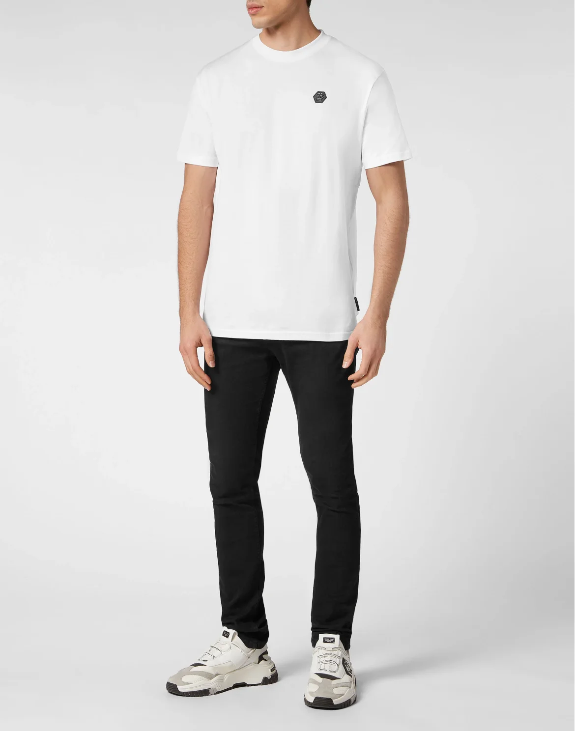 T-shirt Round Neck SS Hexagon, цвет: Белый