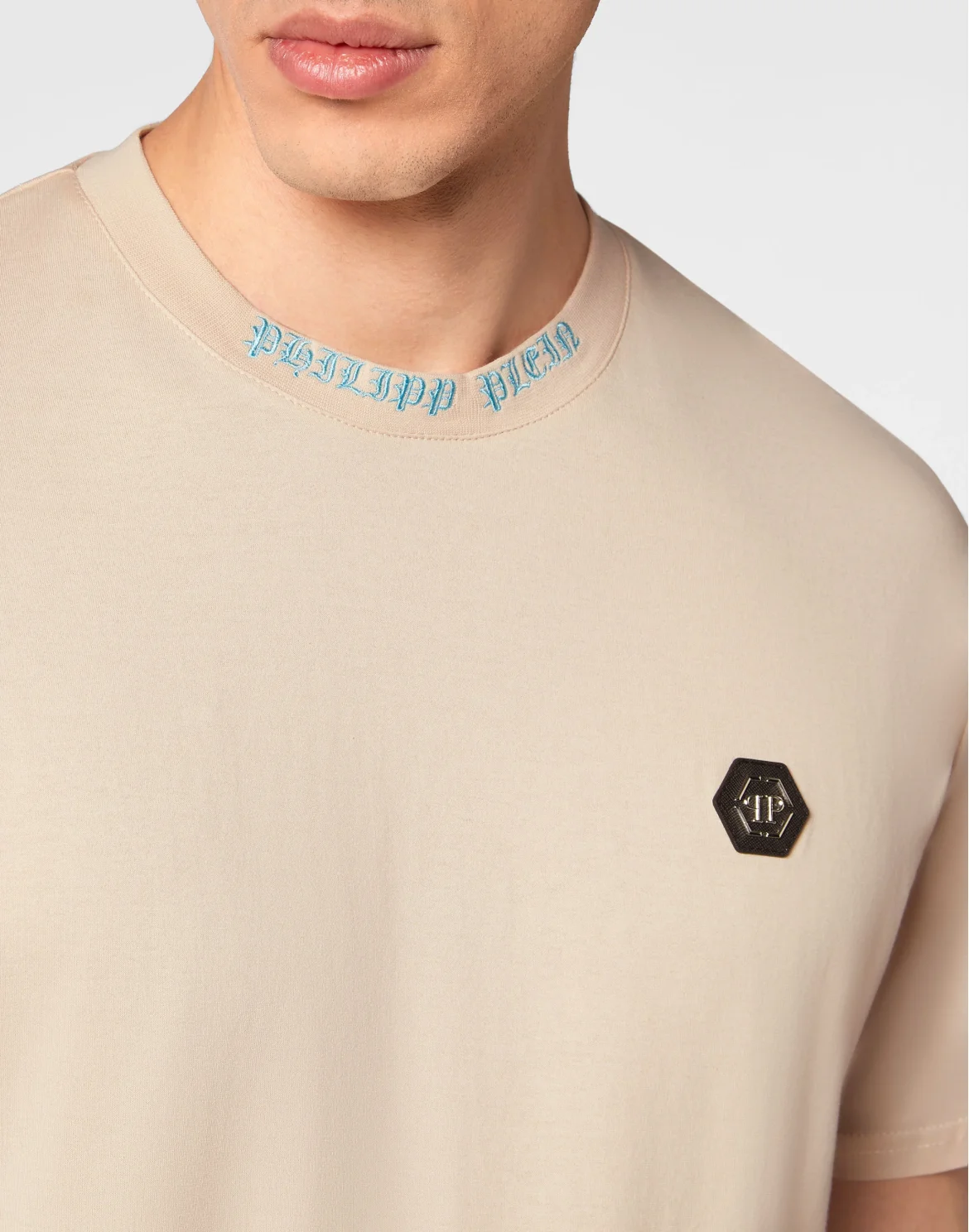 T-shirt Round Neck SS, цвет: Бежевый