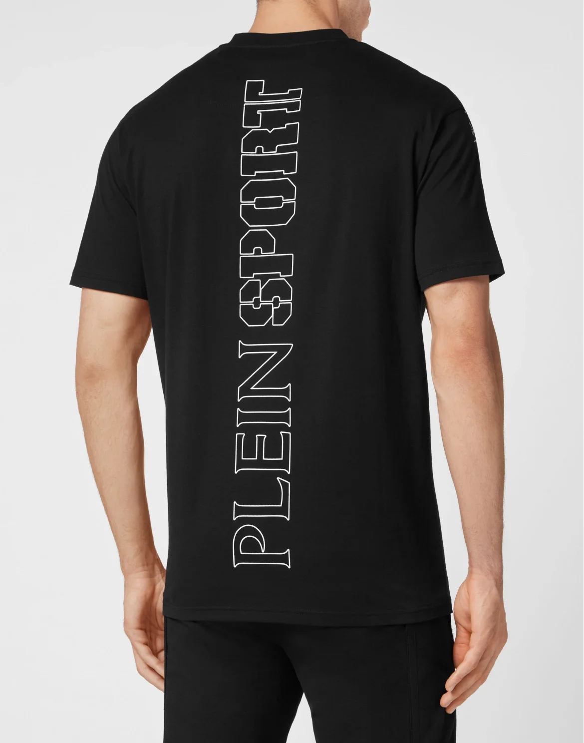 T-shirt Round Neck Tiger, цвет: Черный