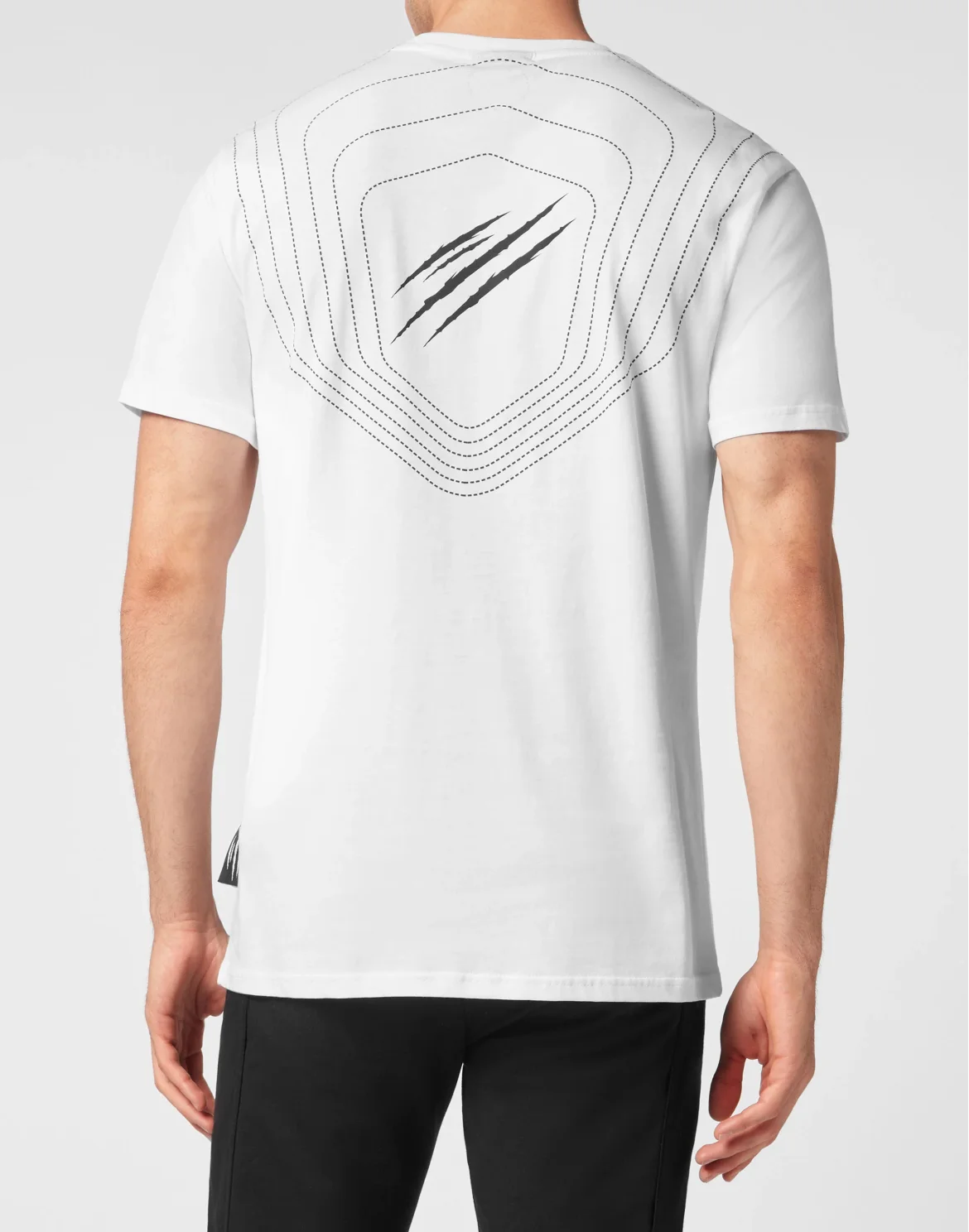 T-shirt Round Neck SS Scratch, цвет: Белый