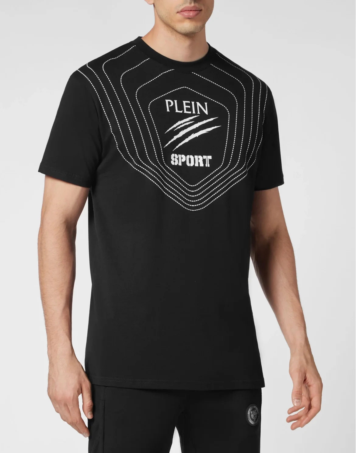 T-shirt Round Neck SS Scratch, цвет: Черный