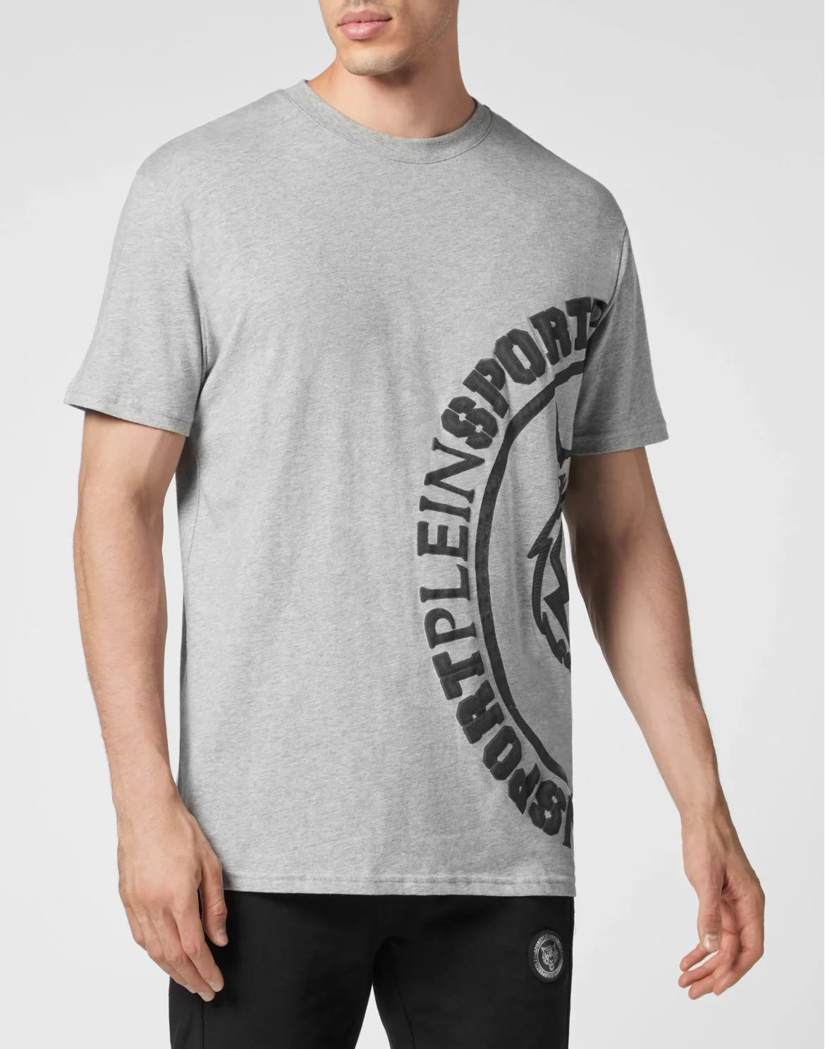 T-shirt Round Neck SS Carbon Tiger, цвет: Серый