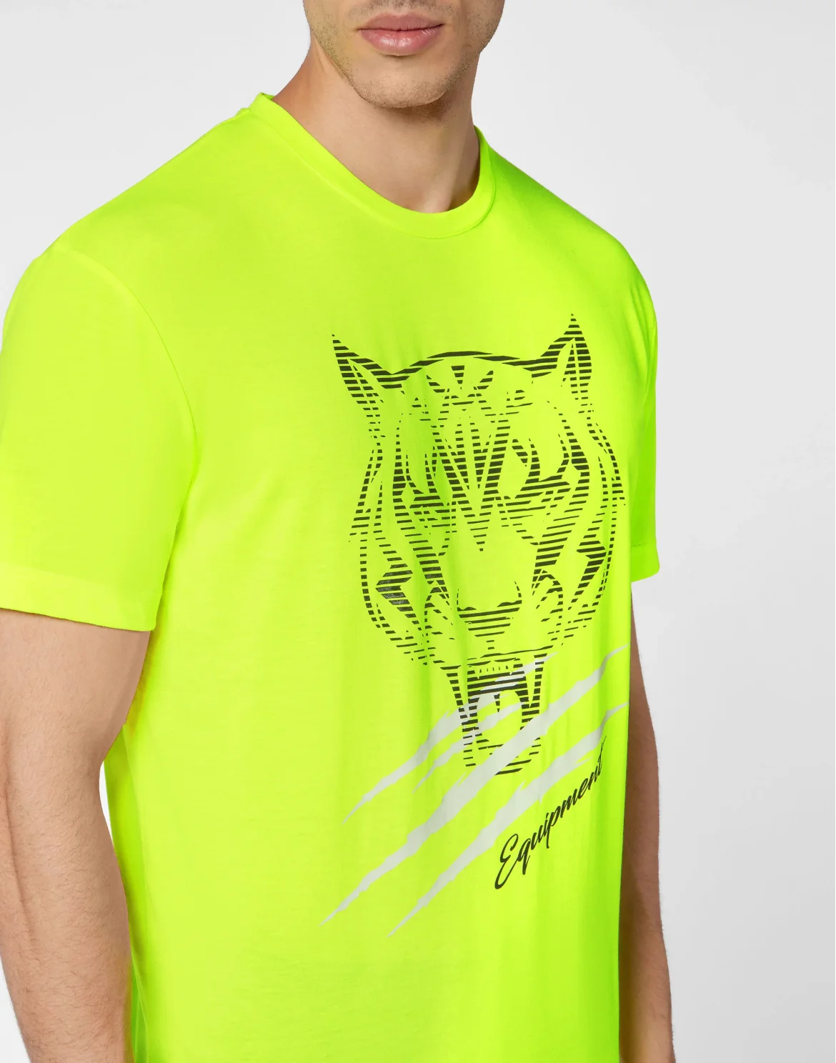 T-shirt Round Neck SS Tiger Line, цвет: Желтый