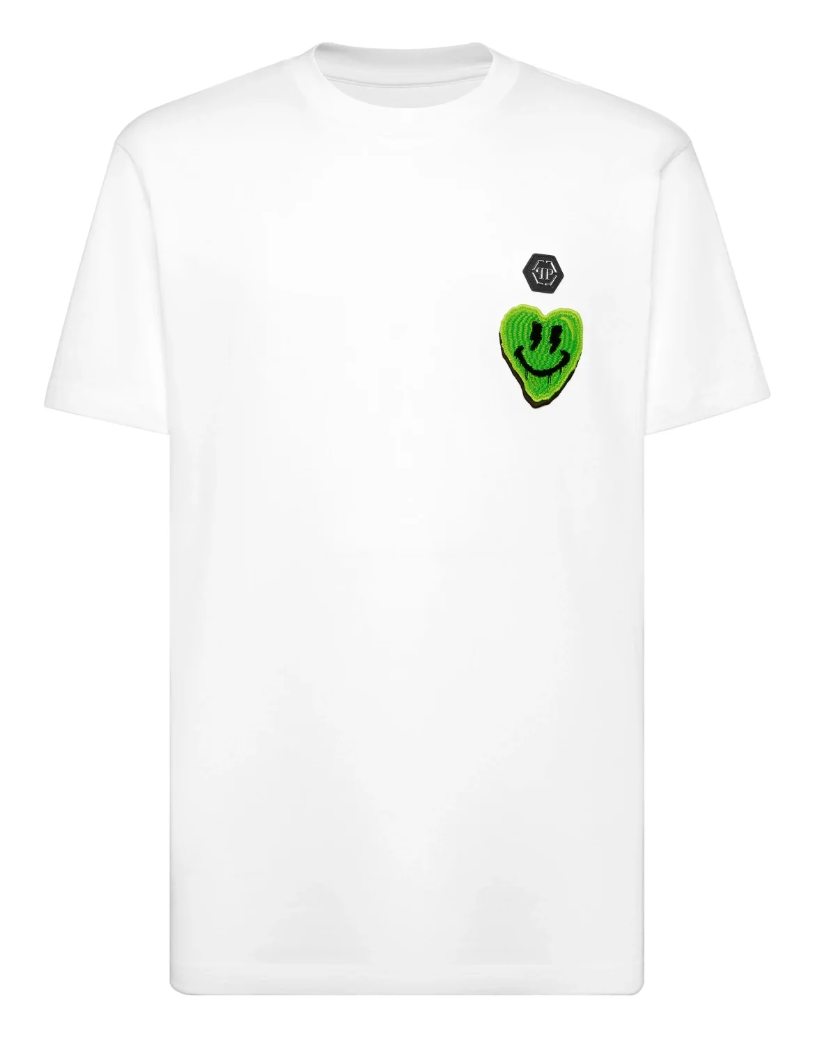 T-shirt Round Neck SS Smile, цвет: Белый