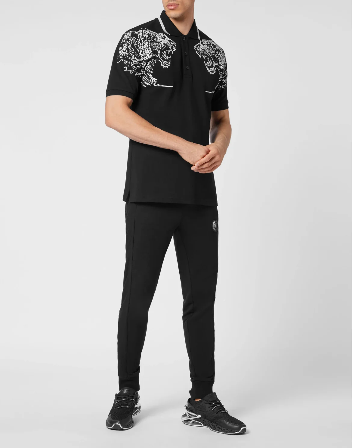 Polo shirt SS Tiger, цвет: Черный