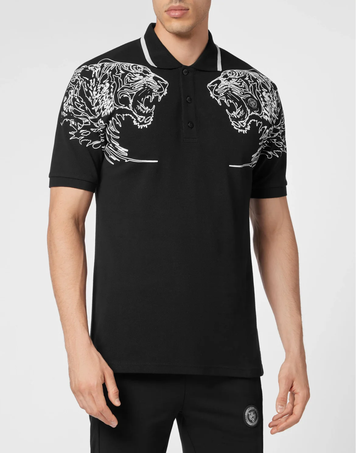 Polo shirt SS Tiger, цвет: Черный