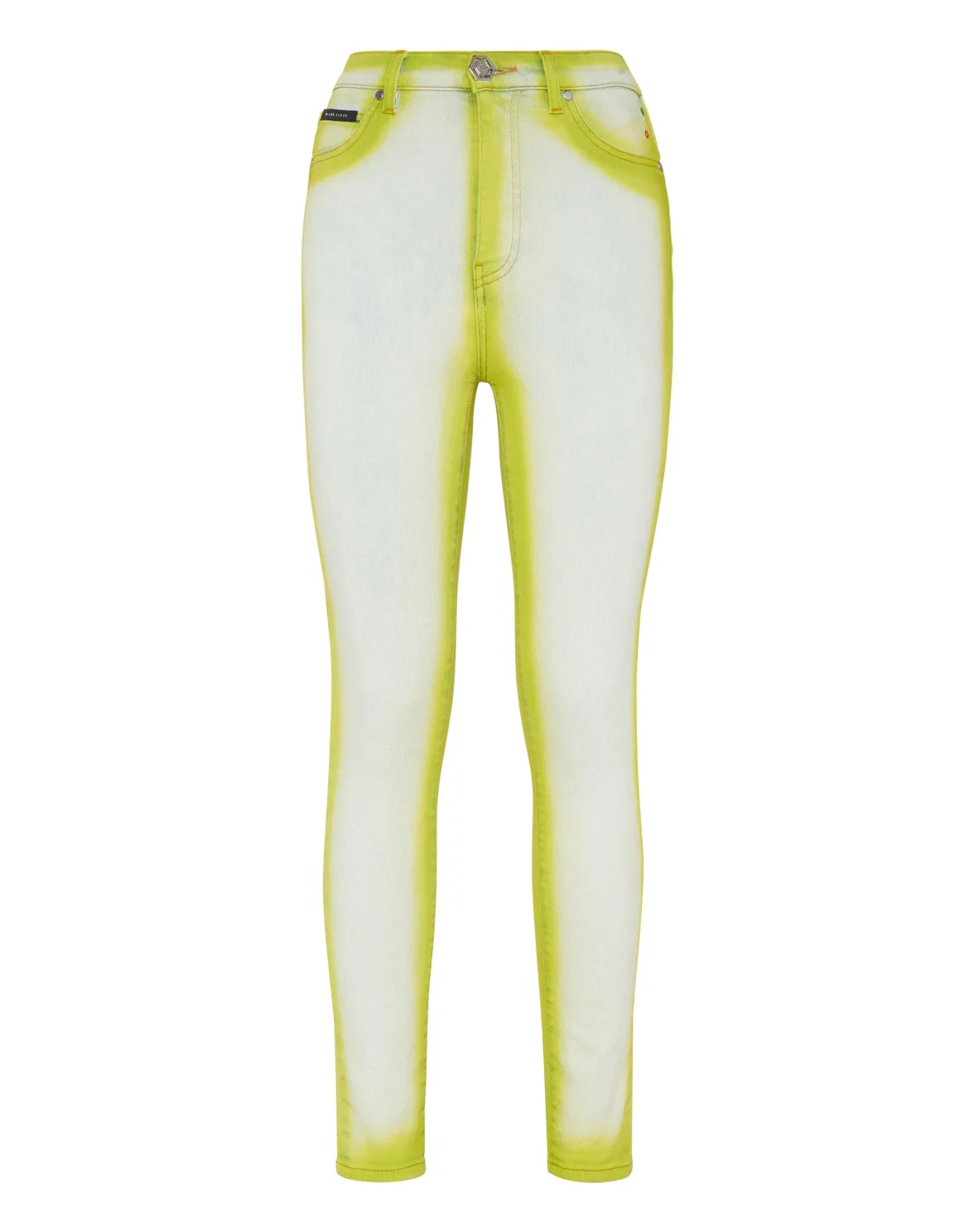 Super High Waist Jeggings Fluo, цвет: Белый