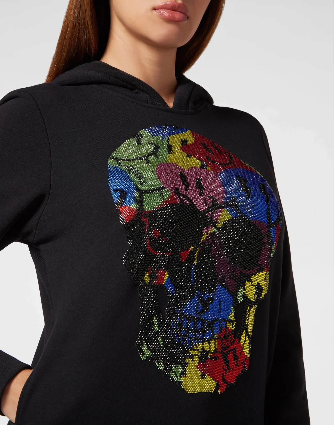 Hoodie Sweatshirt Smile, цвет: Черный