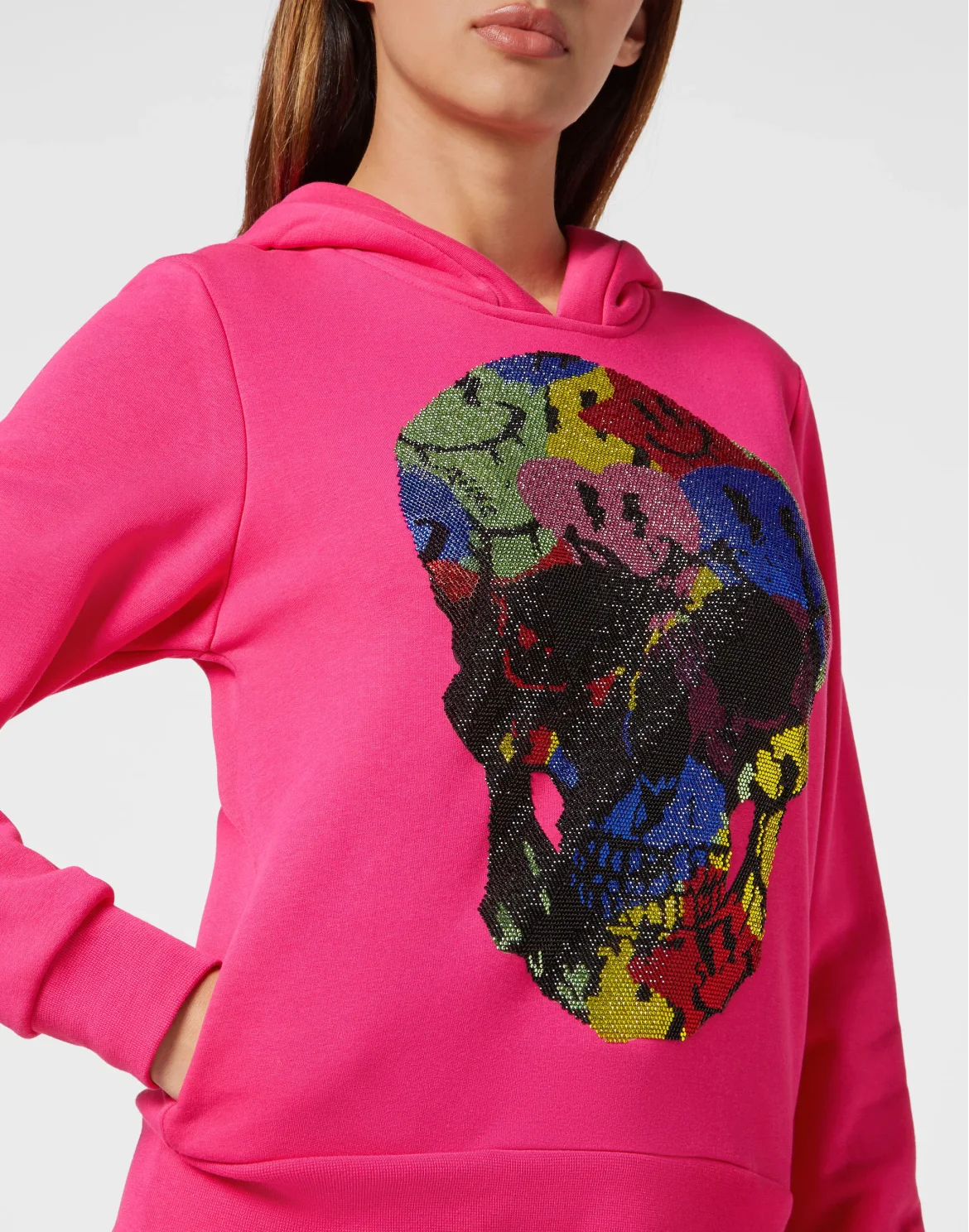 Hoodie Sweatshirt Smile, цвет: Розовый