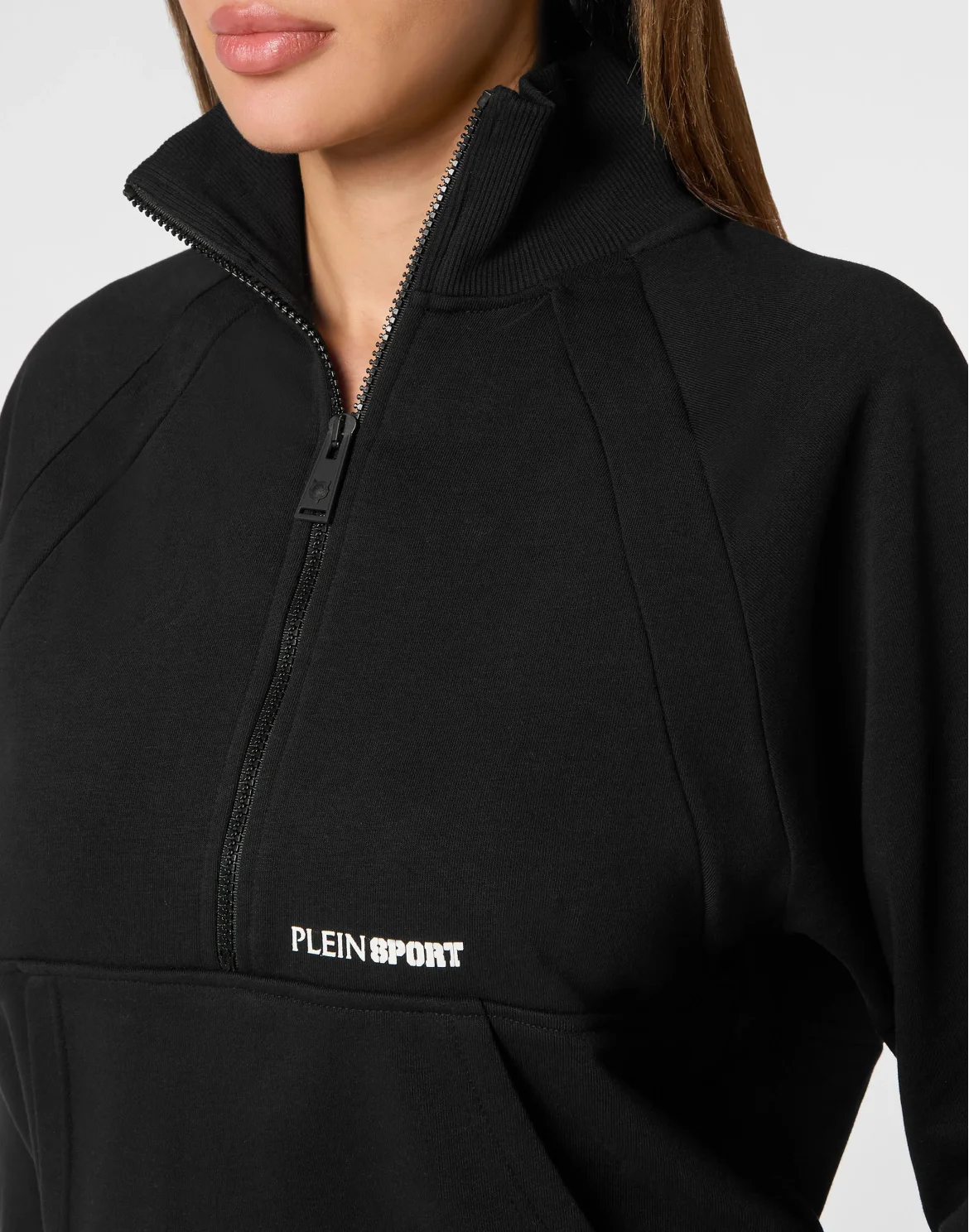 Cropped Jogging Jacket, цвет: Черный