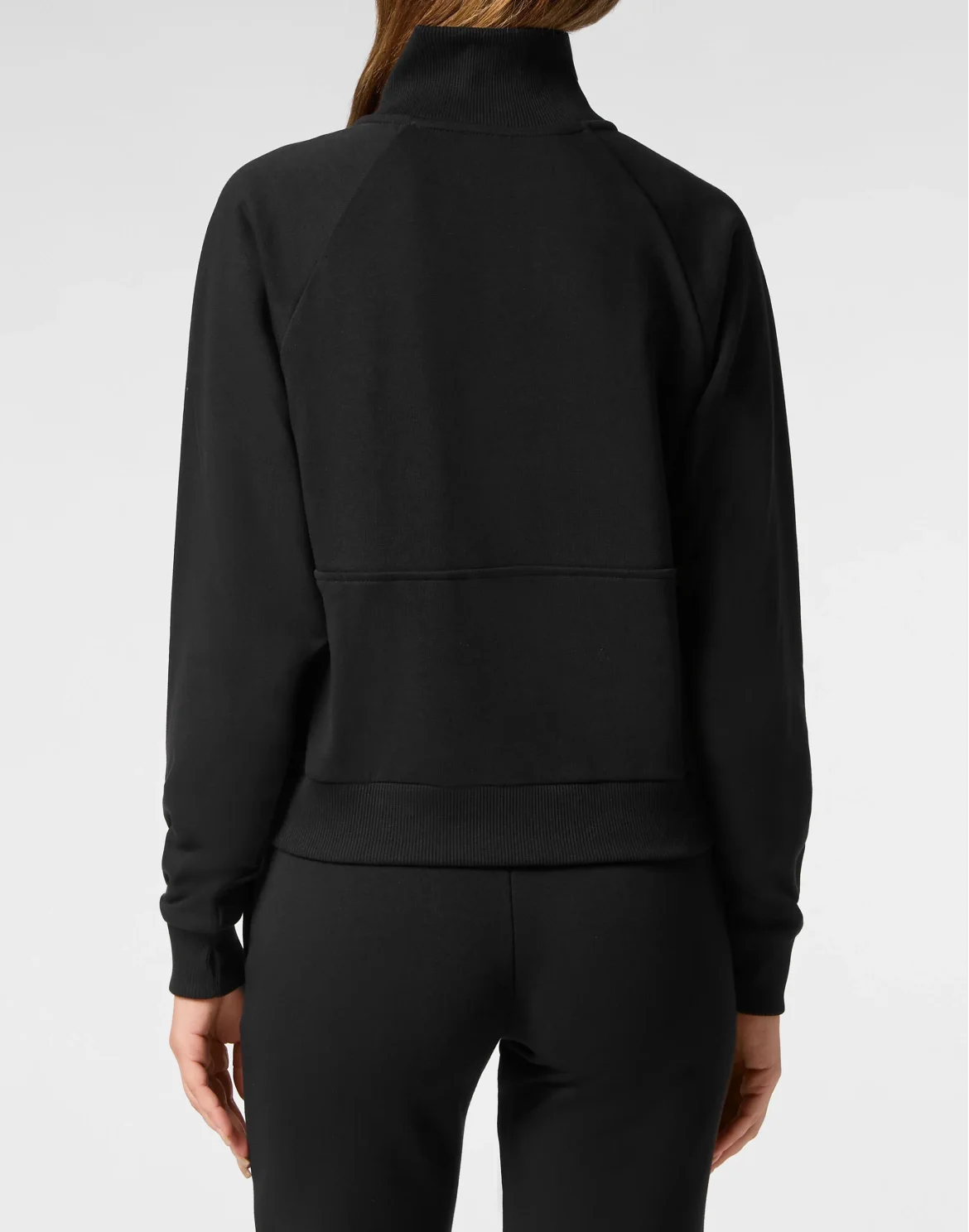 Cropped Jogging Jacket, цвет: Черный
