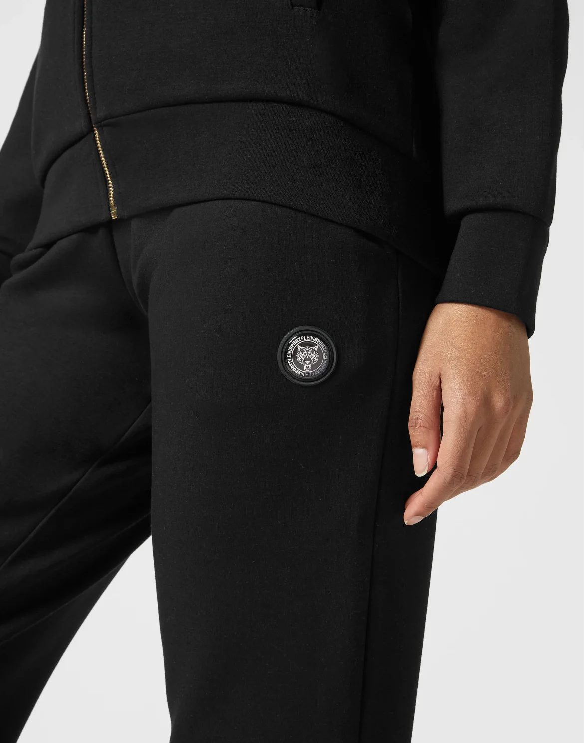 Triacetate Jogging Tracksuit: Top/Trousers Basic, цвет: Черный