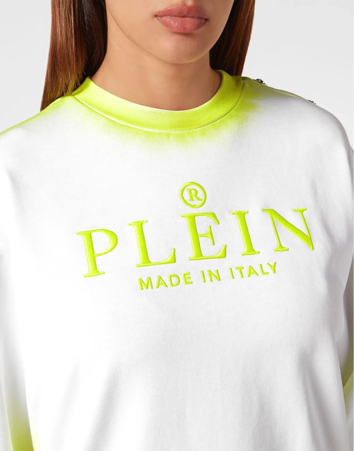 Sweatshirt Round Neck Fluo, цвет: Белый