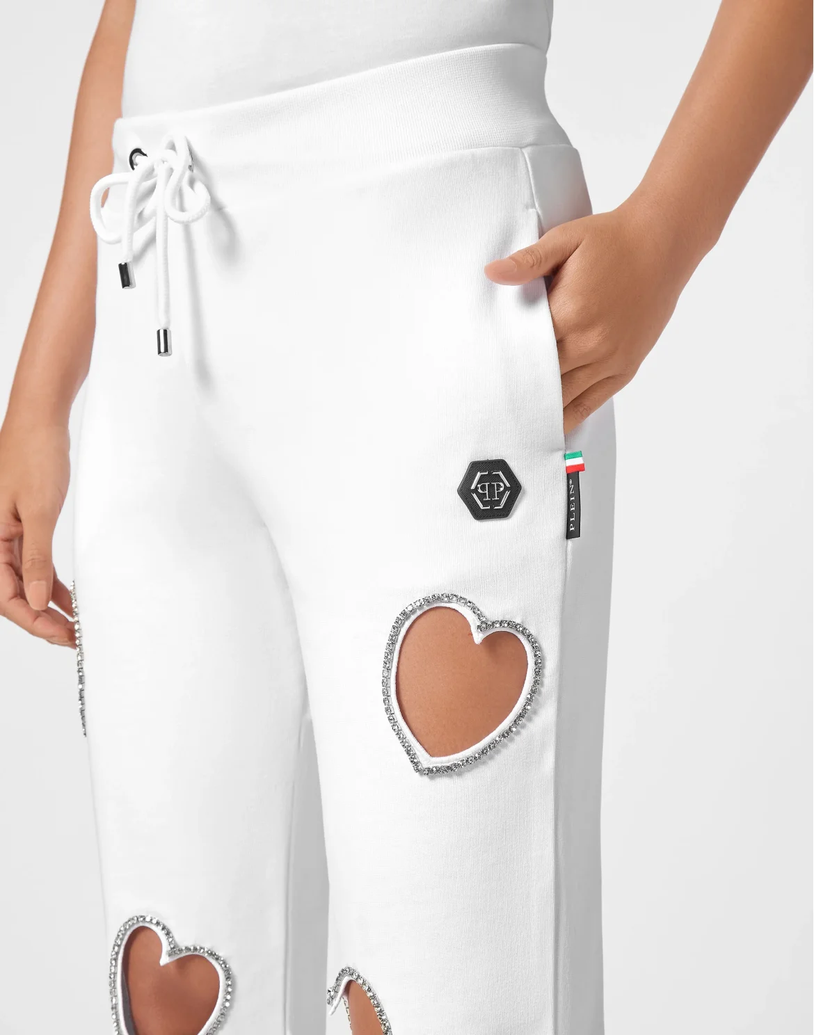 Jogging Trousers Heart, цвет: Белый
