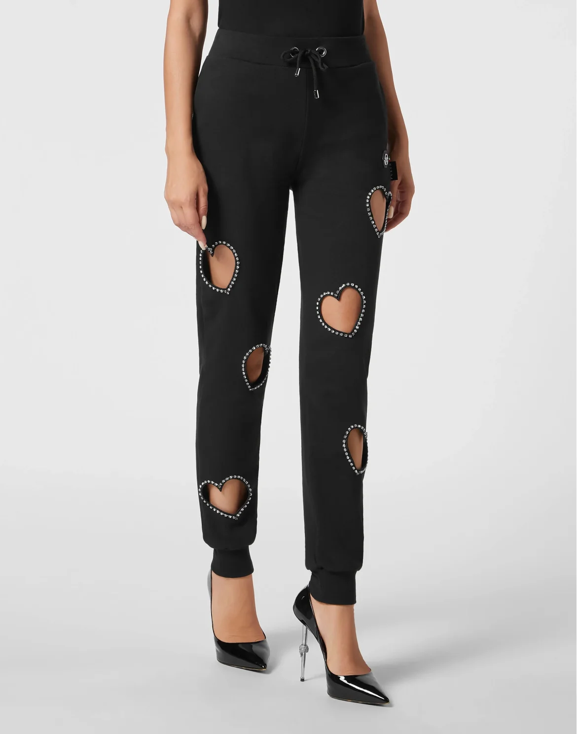 Jogging Trousers Heart, цвет: Черный