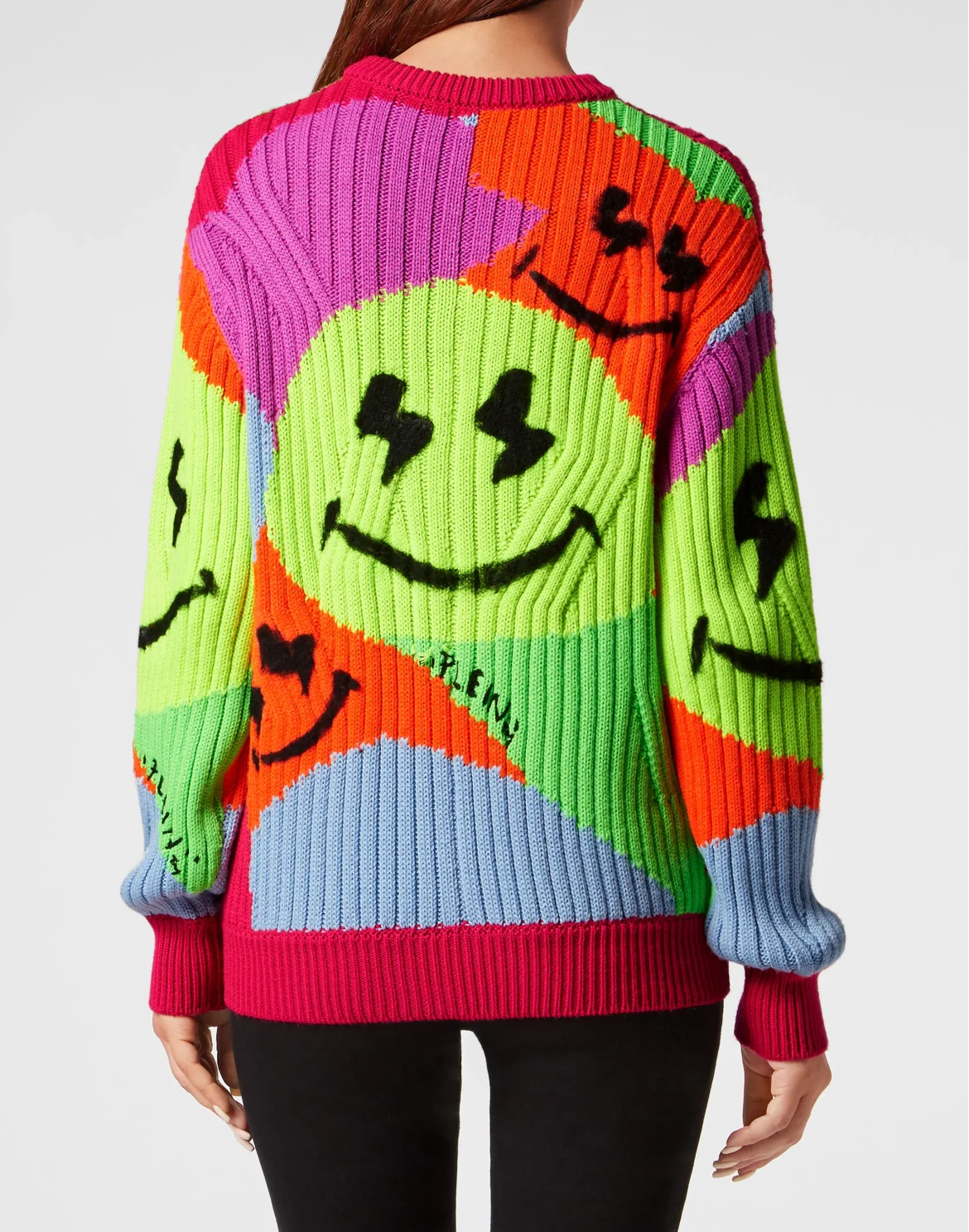 Cotton Blend Roundneck Smile, цвет: Мультиколор