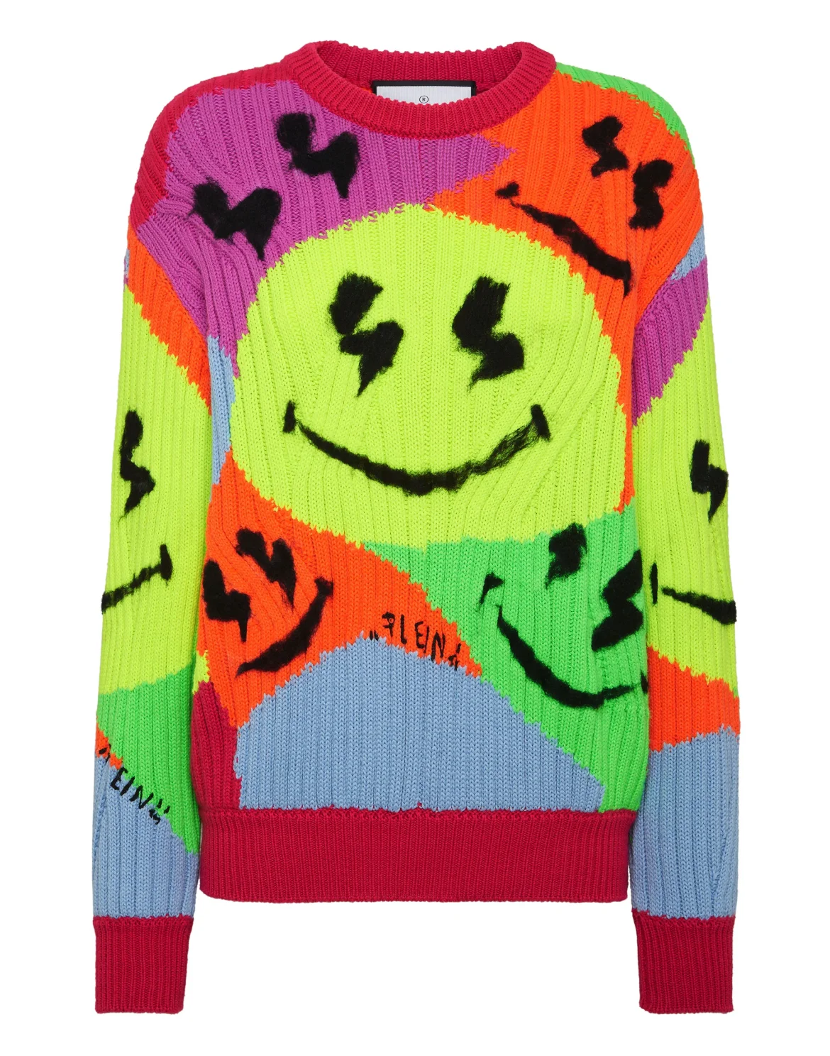 Cotton Blend Roundneck Smile, цвет: Мультиколор